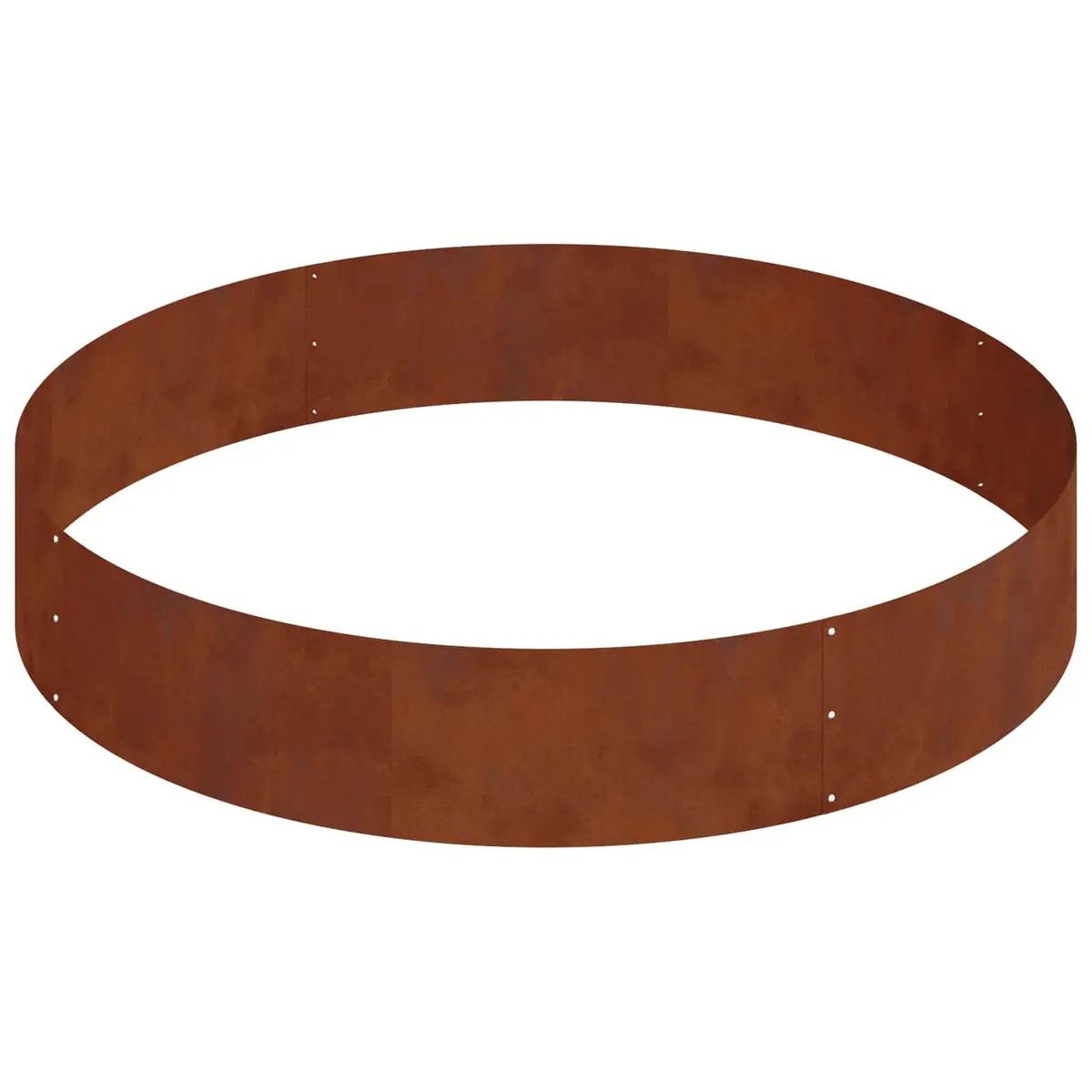 Square Metal Garden Planter Outdoor Weathering Steel Raised Bed 120x120x20cm