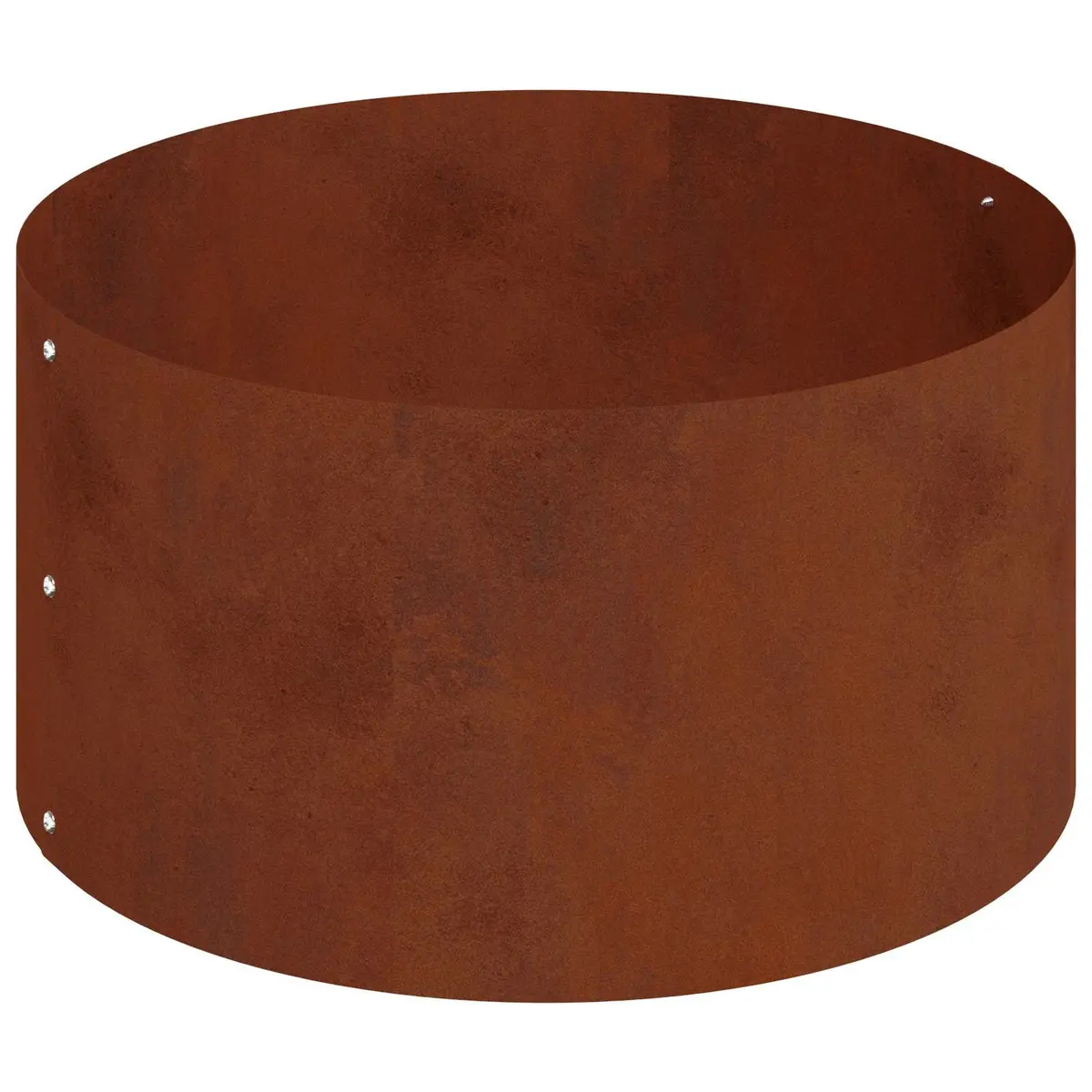 Square Metal Garden Planter Outdoor Weathering Steel Raised Bed 120x120x20cm