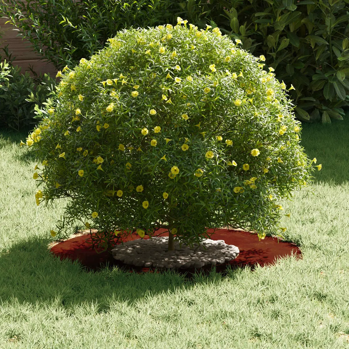 Decorative Tree Ring Brown 30 cm 60 cm Outdoor Garden Protection Landscaping