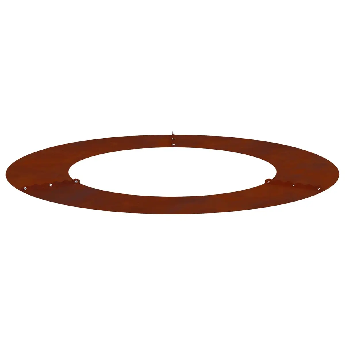 Tree Ring Planter Rusty Brown Outdoor 50cm or 80cm Garden Flower Bed Edging