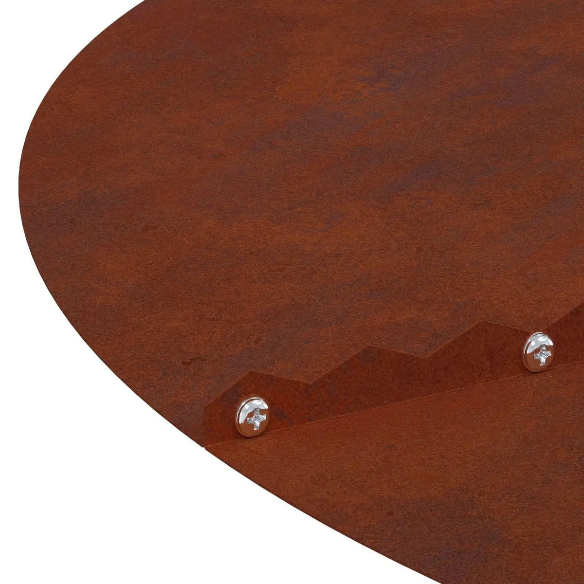 Decorative Tree Ring Flat Design Rusty Brown Garden Outdoor Landscaping Edging