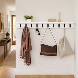 Practical Wall-Mounted Coat Rack for Home Use 100cm