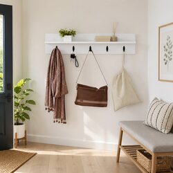 Practical Wall-Mounted Coat Rack for Your Home 80cm