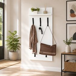 Practical Wall-Mounted Coat Rack for Home Organization