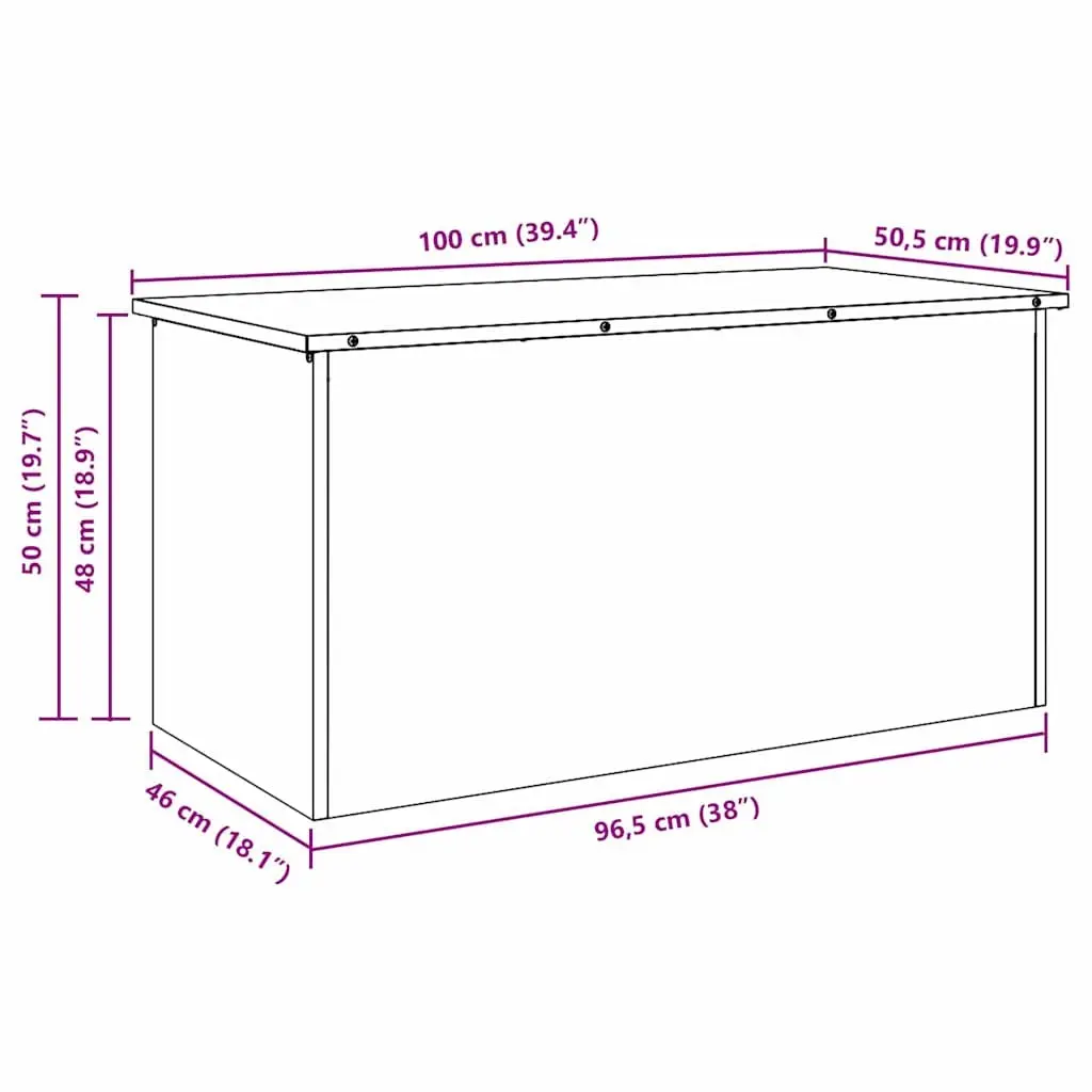 Steel Outdoor Cushion Storage Box 100x50 Silver Gas Lift Lid Weatherproof Garden Organizer