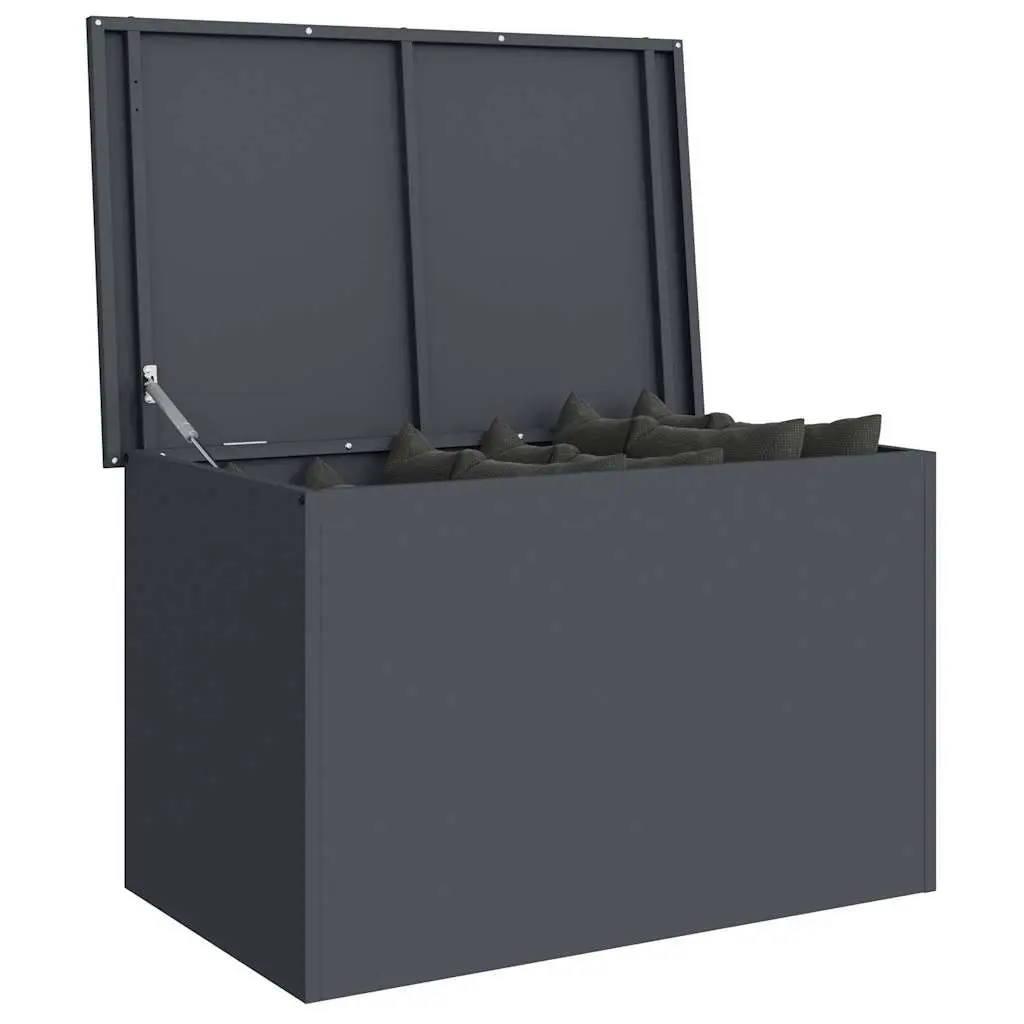 Cushion Box Steel Outdoor Storage Container 80 x 50.5 x 50 cm Anthracite