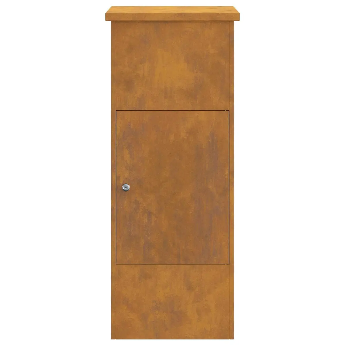 Parcel Drop Box Steel 44.5 x 29 x 110.5 cm Weathering Brown