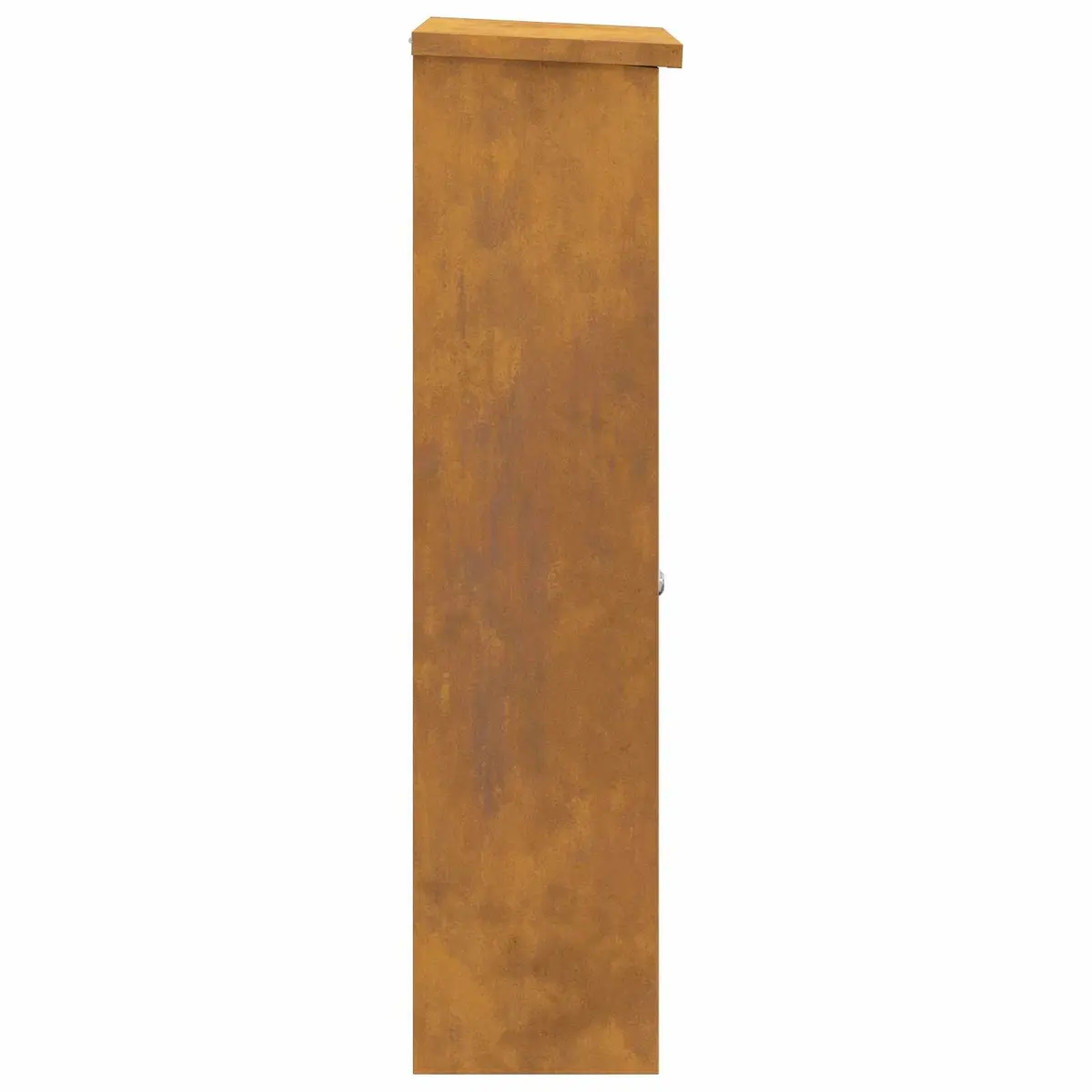Parcel Drop Box Steel 44.5 x 29 x 110.5 cm Weathering Brown