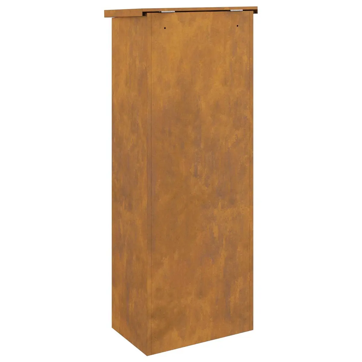 Parcel Drop Box Steel 44.5 x 29 x 110.5 cm Weathering Brown