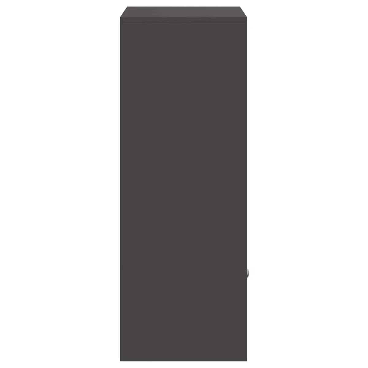 Parcel Drop Box Steel Hinge Door Deadbolt Lock Black Outdoor