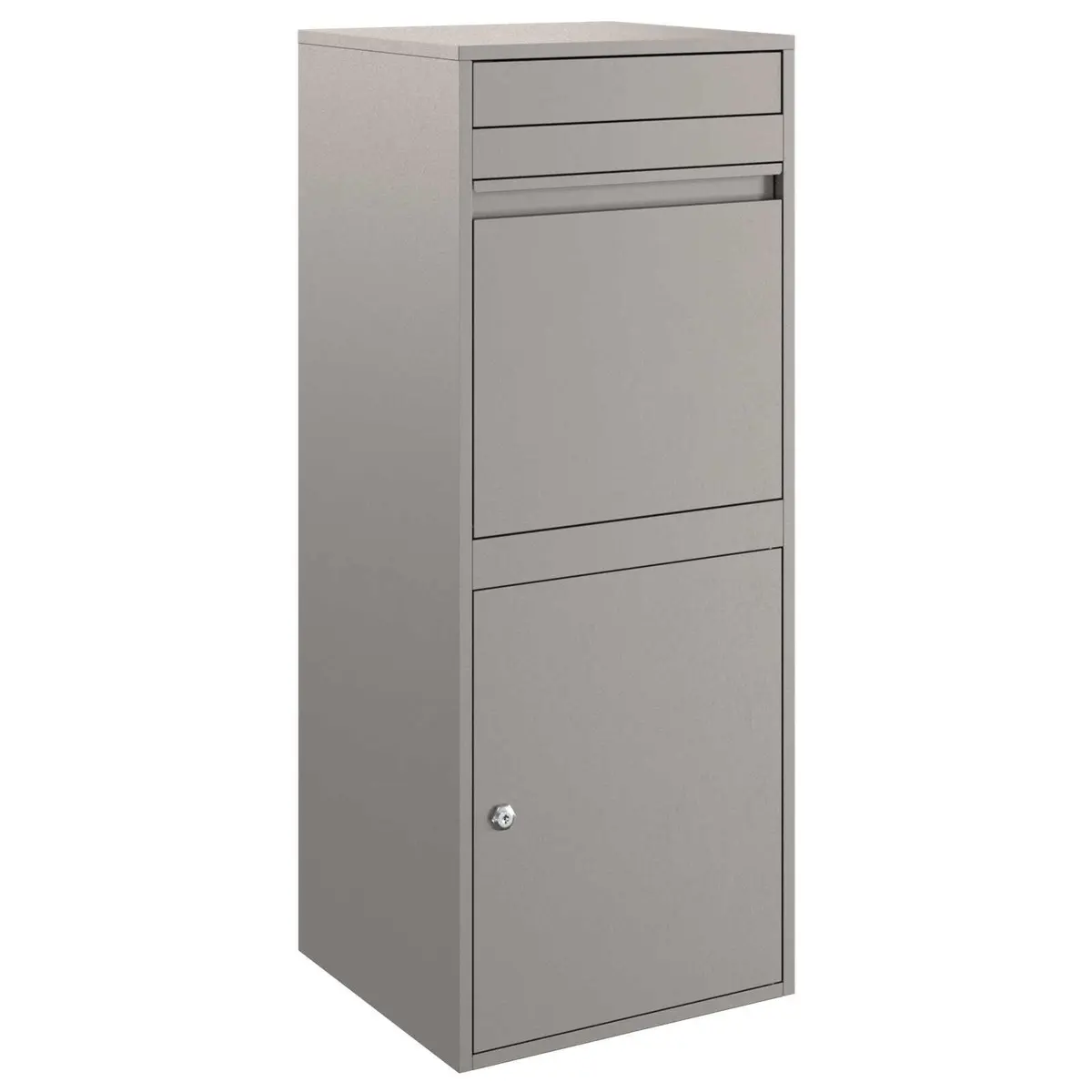 Outdoor Parcel Drop Box Weathering Steel Brown