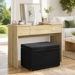 Black Velvet Bar Stool Modern Kitchen Counter Seat Backless Bun Feet Cushioned