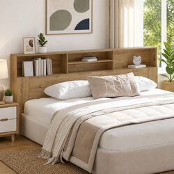 Functional Wall-Mounted Headboard Cabinet for Your Bedroom