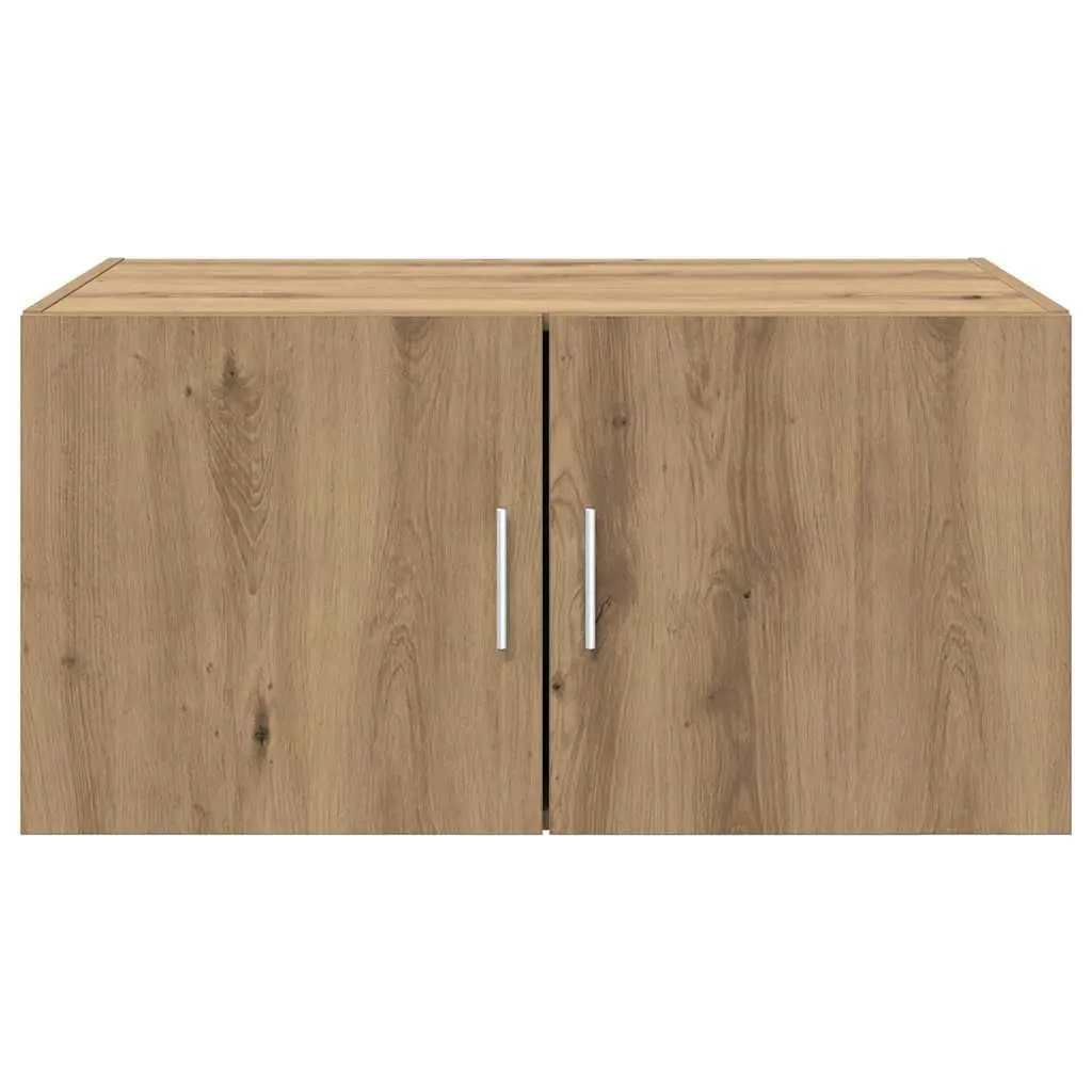 Wall Cabinet Brown Storage Furniture Engineered Wood 80 x 42.5 x 40 cm Mounted