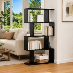 Practical Black Oak Book Cabinet for Every Room