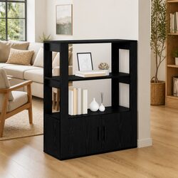 Practical Black Oak Sideboard for Everyday Use