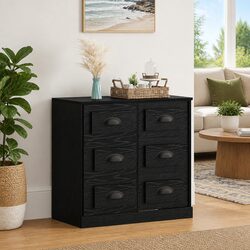 Functional Black Oak Sideboard for Everyday Use