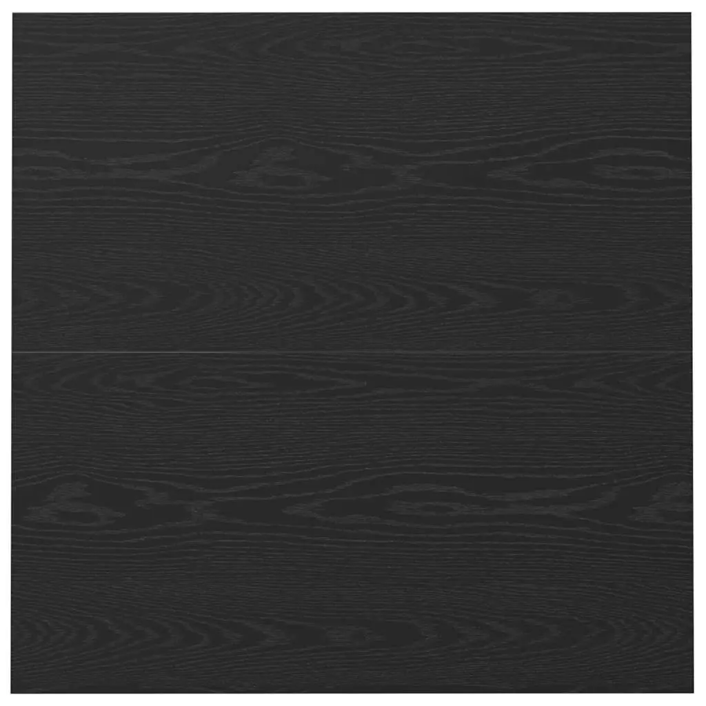 Industrial Coffee Table Engineered Wood and Metal 100x100x40cm Black