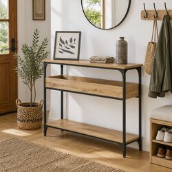 Versatile Console Table Ideal for Hallways and Living Rooms