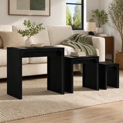 Versatile 3-Piece Nesting Tables for Everyday Use