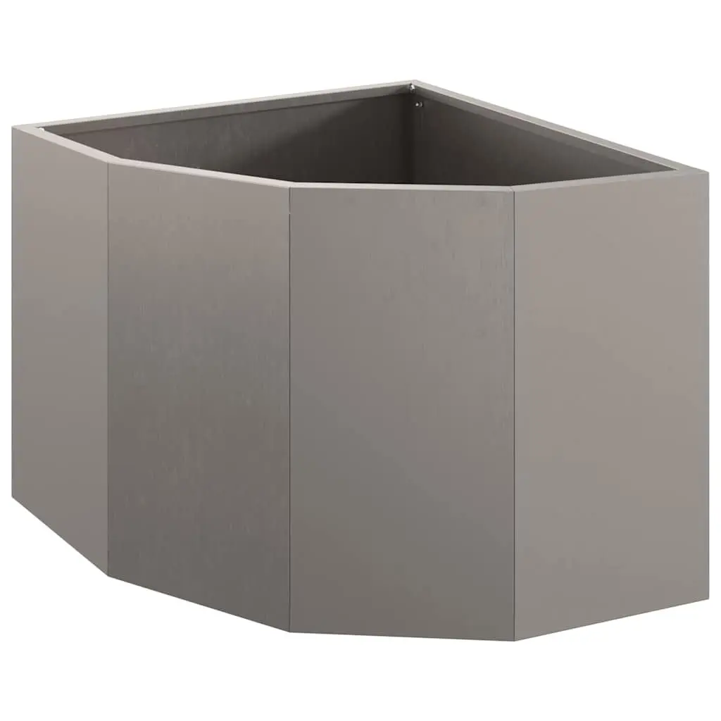 Corner Garden Planter Steel 45x45x35cm Outdoor Patio Space Saving Design