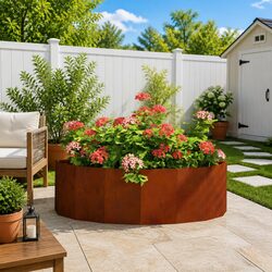 Ideal Half Round Planter for Gardens and Patios