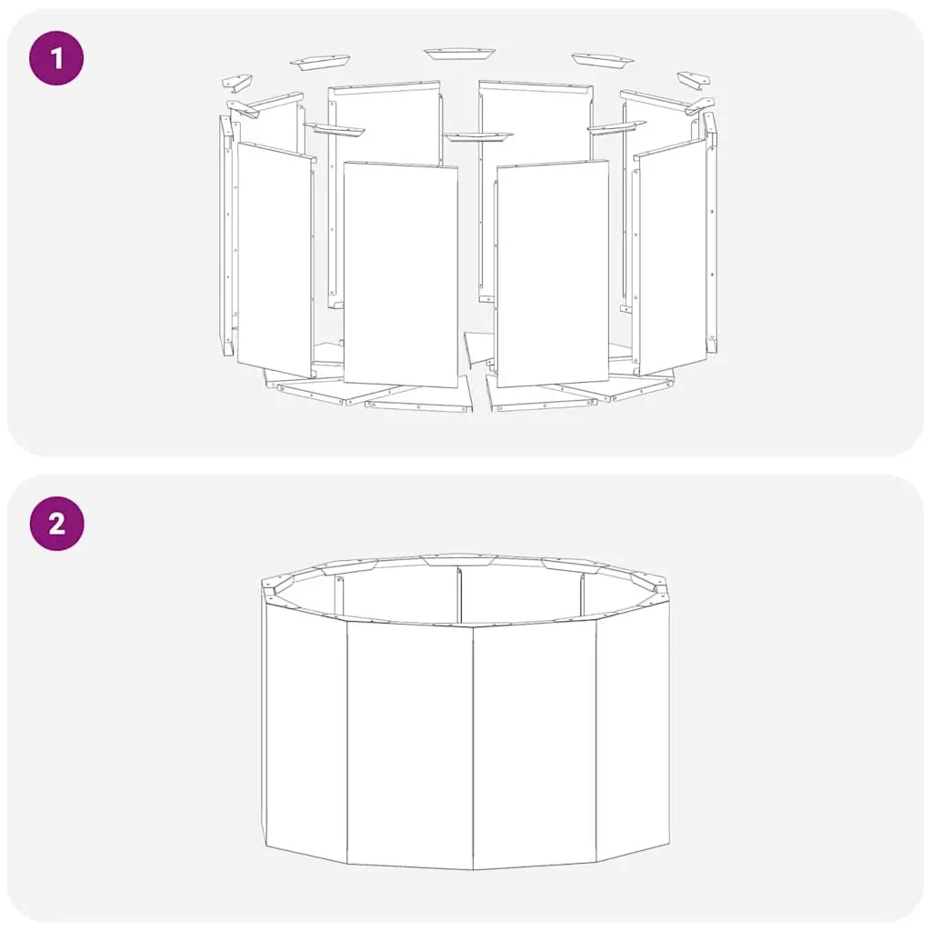 Round Planter for Gardens and Patios