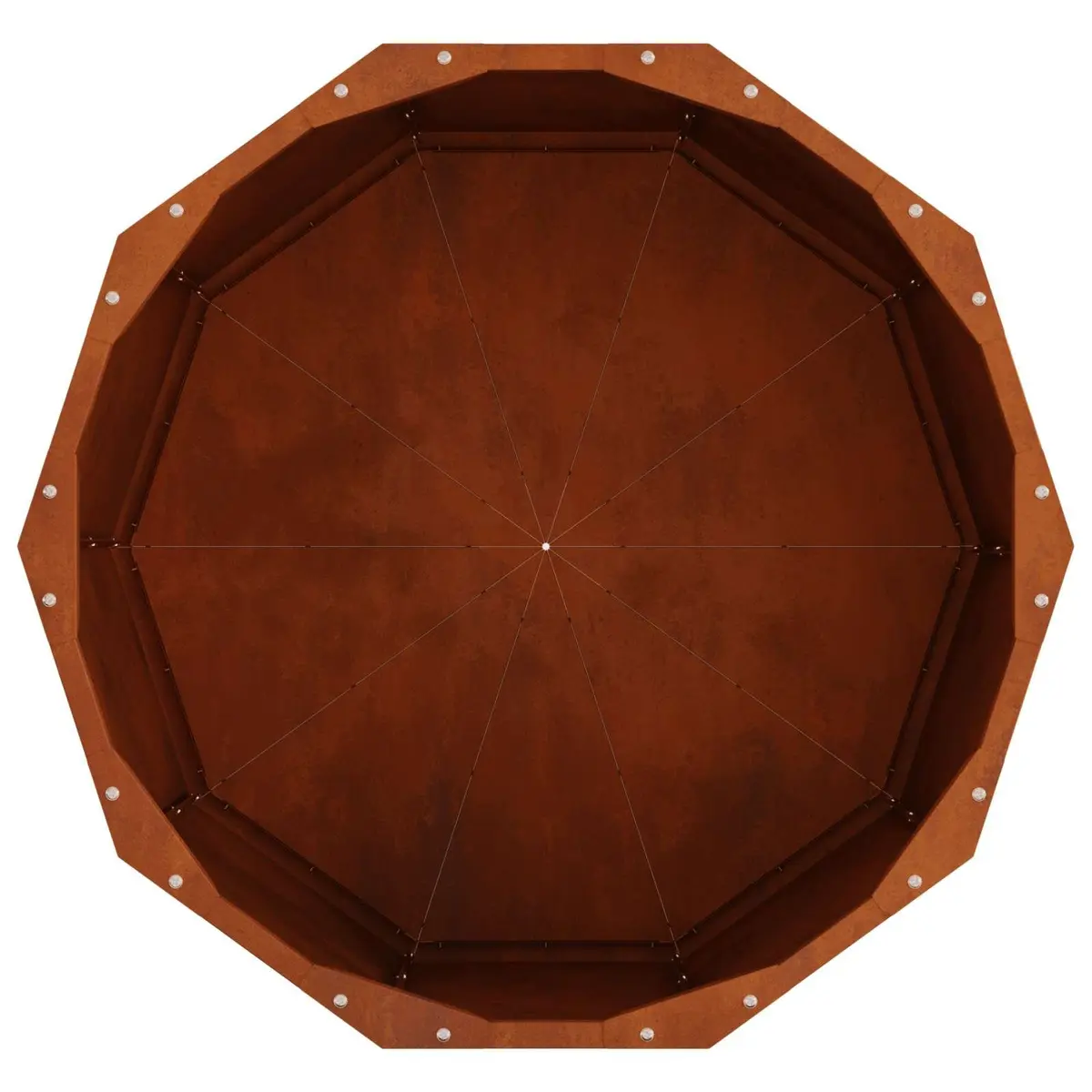 Round Planter for Gardens and Patios 60x60x35cm