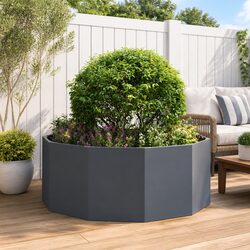Ideal Round Planter for Gardens and Patios 120x120x50cm
