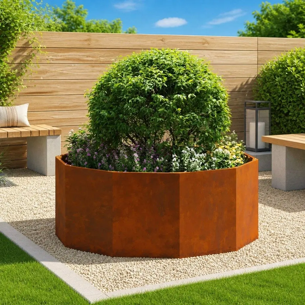 Round Garden Planter for Home Use