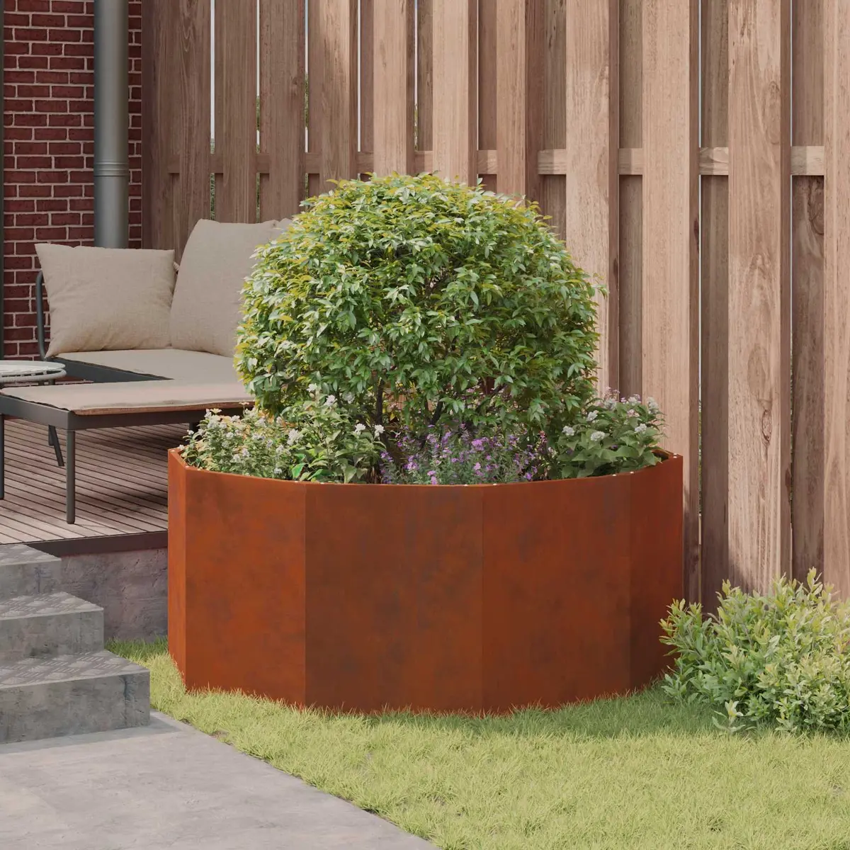 Round Garden Planter for Home Use