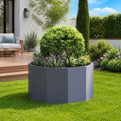 Versatile Round Steel Planter for Your Outdoor Needs