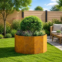 Versatile Round Planter for Your Garden, Terrace, or Patio