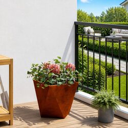 Perfect Addition to Your Garden: 30x30x30cm Steel Planter