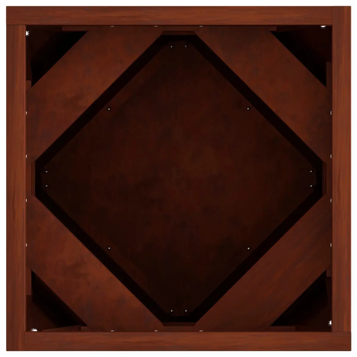 Garden Planter Steel Box 30x30x30cm Weathering Rusty Brown 2 pcs Set