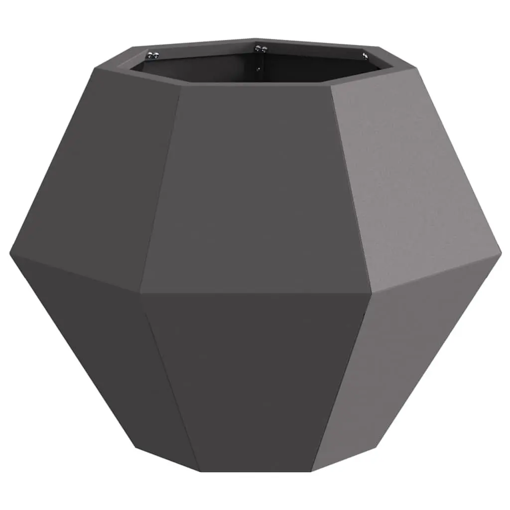 Garden Planter Rectangular Steel Outdoor Patio Terrace Plant Pot Box Container