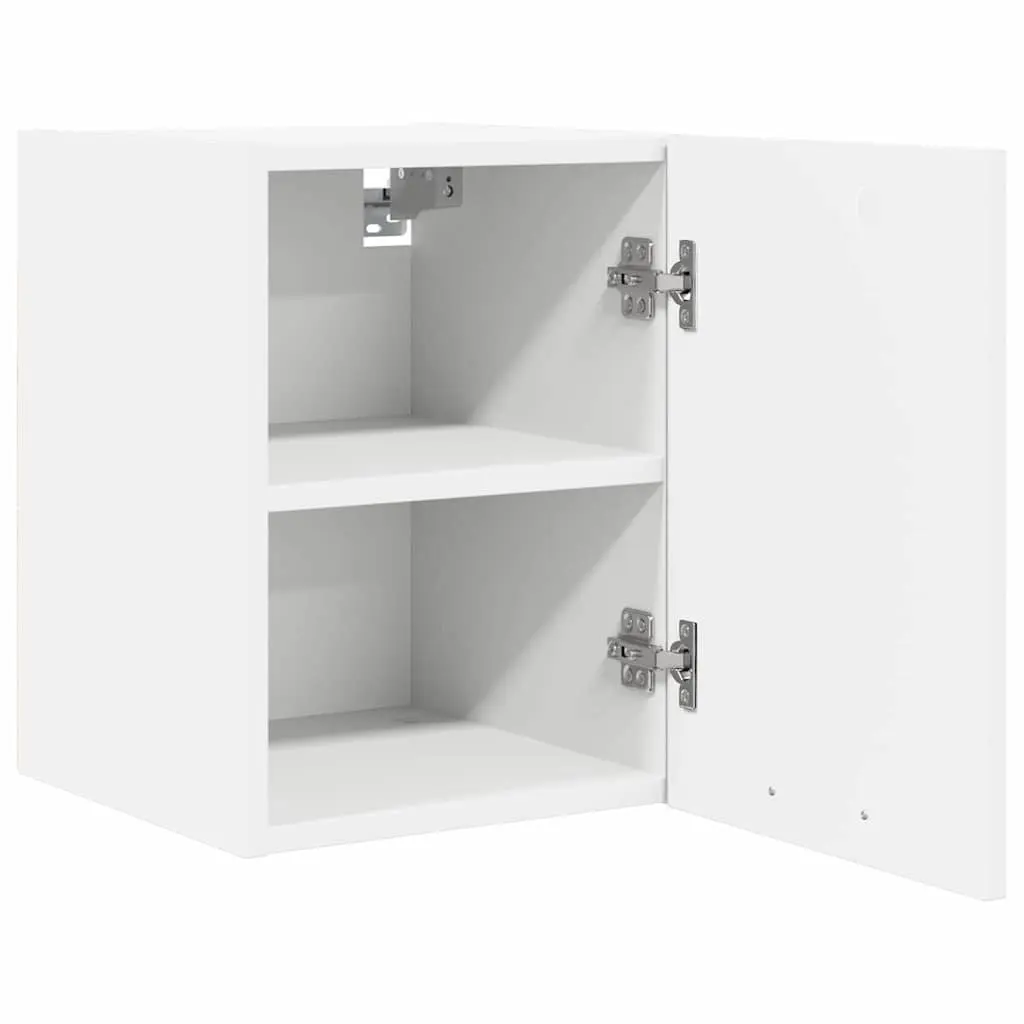 Hanging Cabinet Storage Engineered Wood White 30x31x40cm 2 Piece