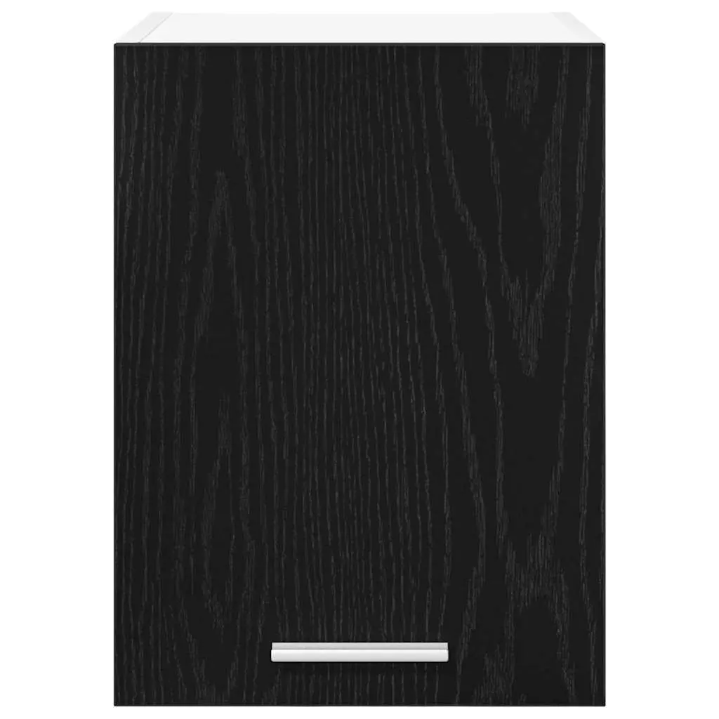 Hanging Kitchen Cabinet Engineered Wood 30x31x40cm Black Oak White Modern