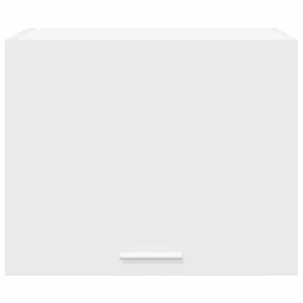Hanging Cabinet Engineered Wood White Wall Mounted 50x31x40cm Single Door Storage