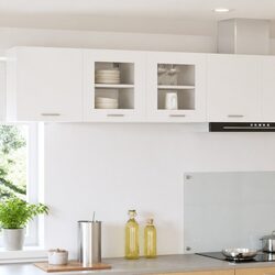 Functional White Cabinet for Efficient Kitchen Organization