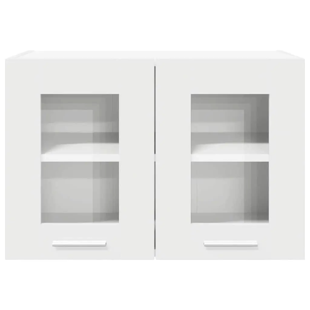 Hanging Kitchen Cabinet Engineered Wood 60cm x 31cm x 40cm White Modern Storage