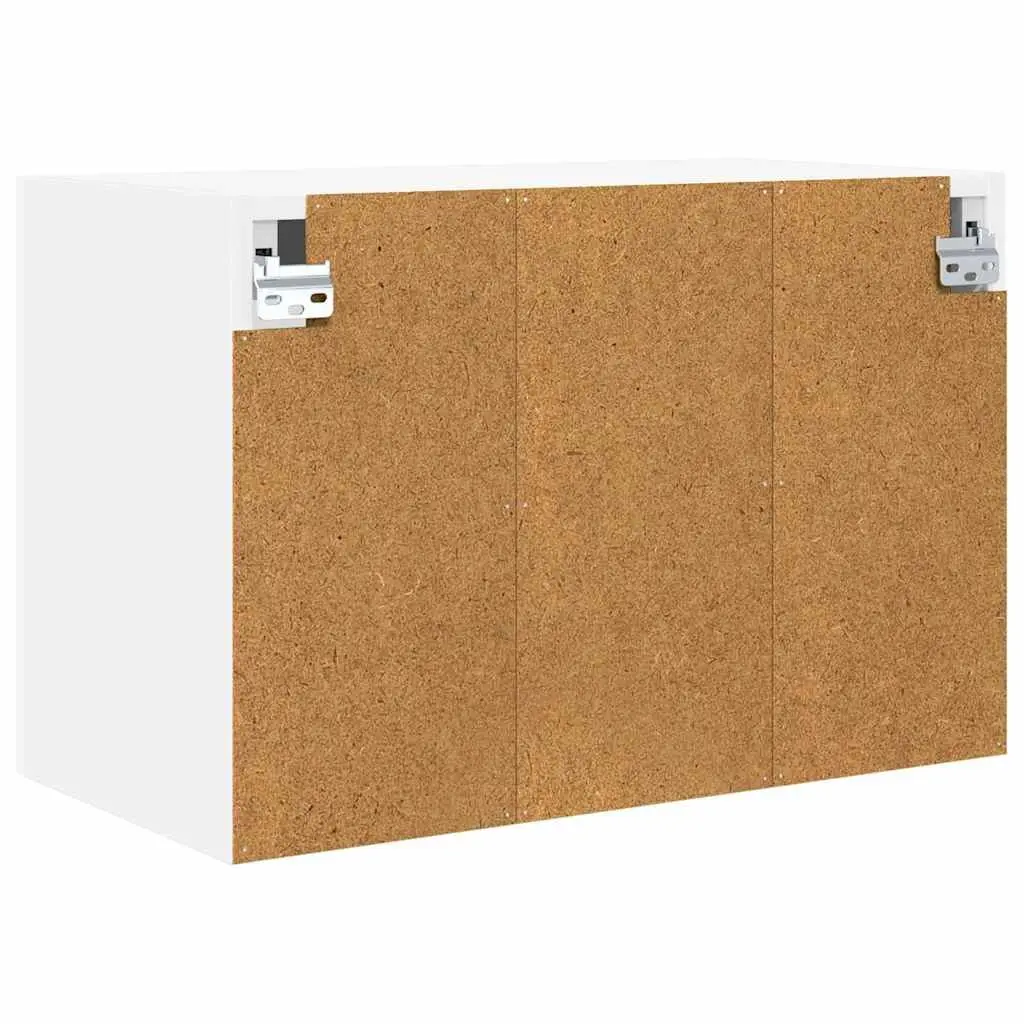 Hanging Kitchen Cabinet Engineered Wood 60cm x 31cm x 40cm White Modern Storage