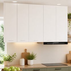 Practical White Hanging Kitchen Cabinet for Every Home 40 x 31 x 80 cm