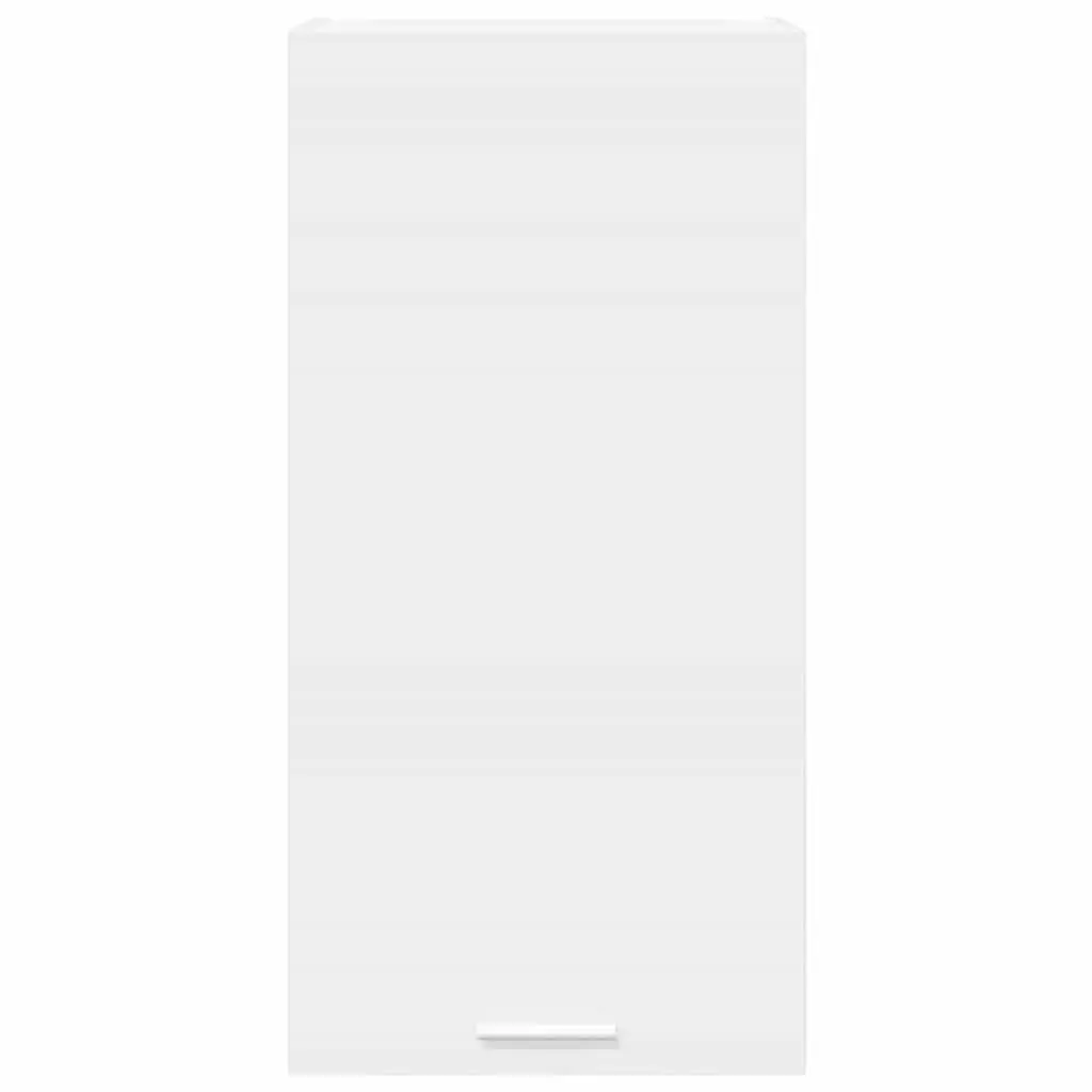Hanging Cabinet Engineered Wood 40 x 31 x 80 cm White Storage Wall-Mounted with Door