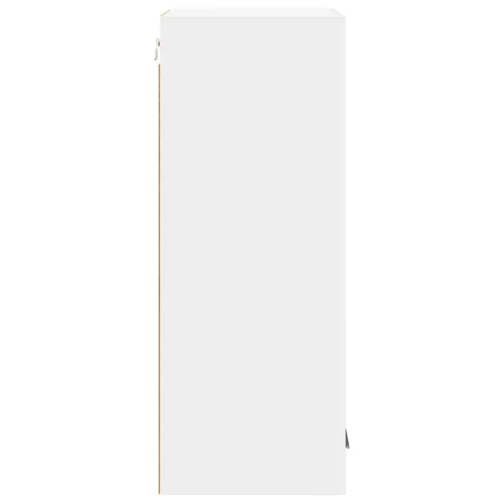 Hanging Cabinet Engineered Wood 40 x 31 x 80 cm White Storage Wall-Mounted with Door