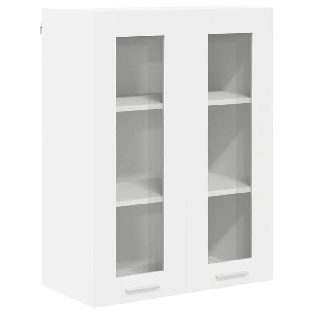 White Hanging Kitchen Cabinet with Door