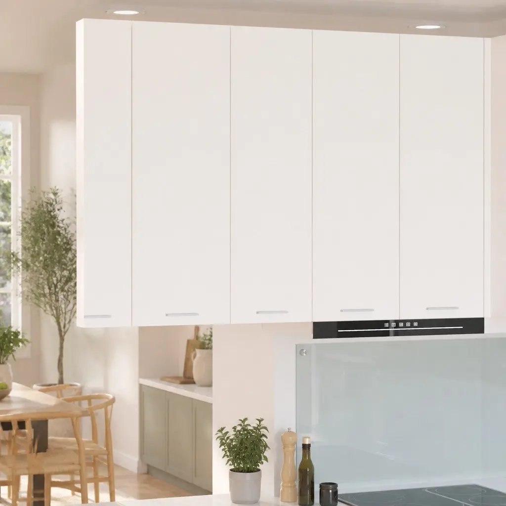 Hanging Cabinet Engineered Wood White Contemporary 30 x 31 x 100 cm