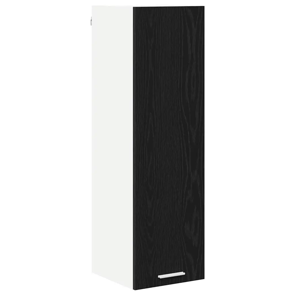 Hanging Kitchen Cabinet Engineered Wood 30 x 31 x 100 cm Black Oak