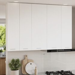 Functional White Hanging Kitchen Cabinet for Your Home
