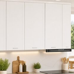 Functional White Hanging Kitchen Cabinet for Everyday Use